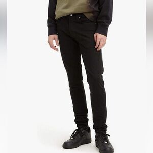 LEVI’S Mens Skinny Taper Jeans Cali Black Size 32 X 30” Length